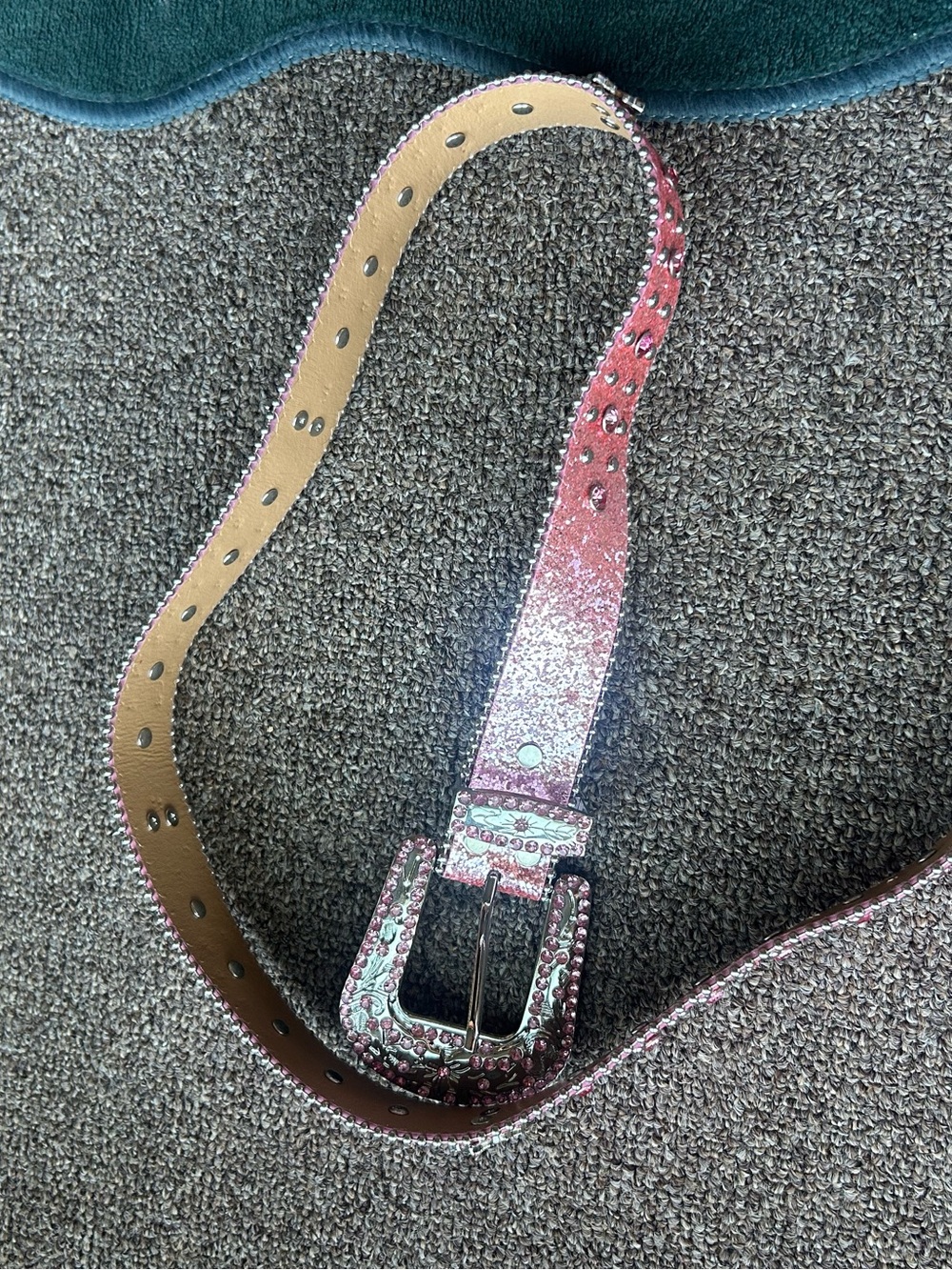 Pink Rhinestone Belt - Picture 3 of 6